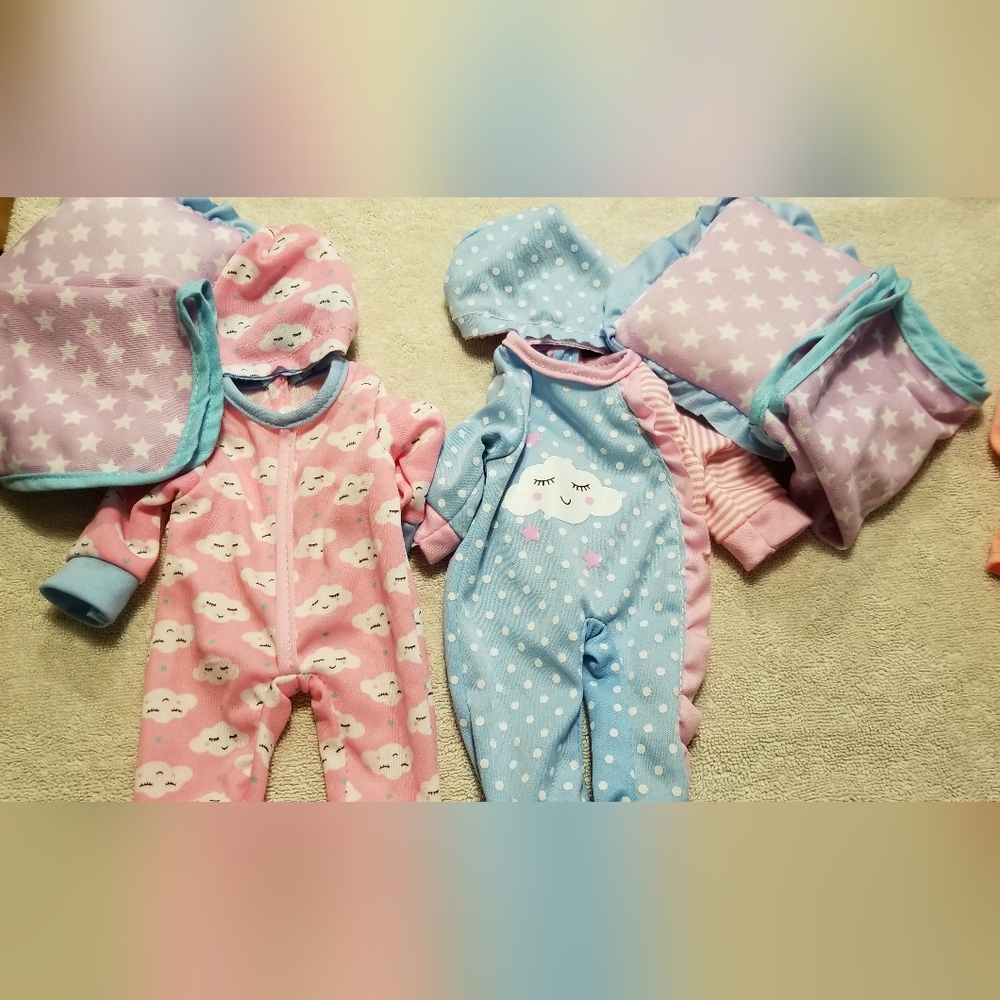 Seven Doll Pajama Sets, Mostly Our Generation - Picture 6 of 8